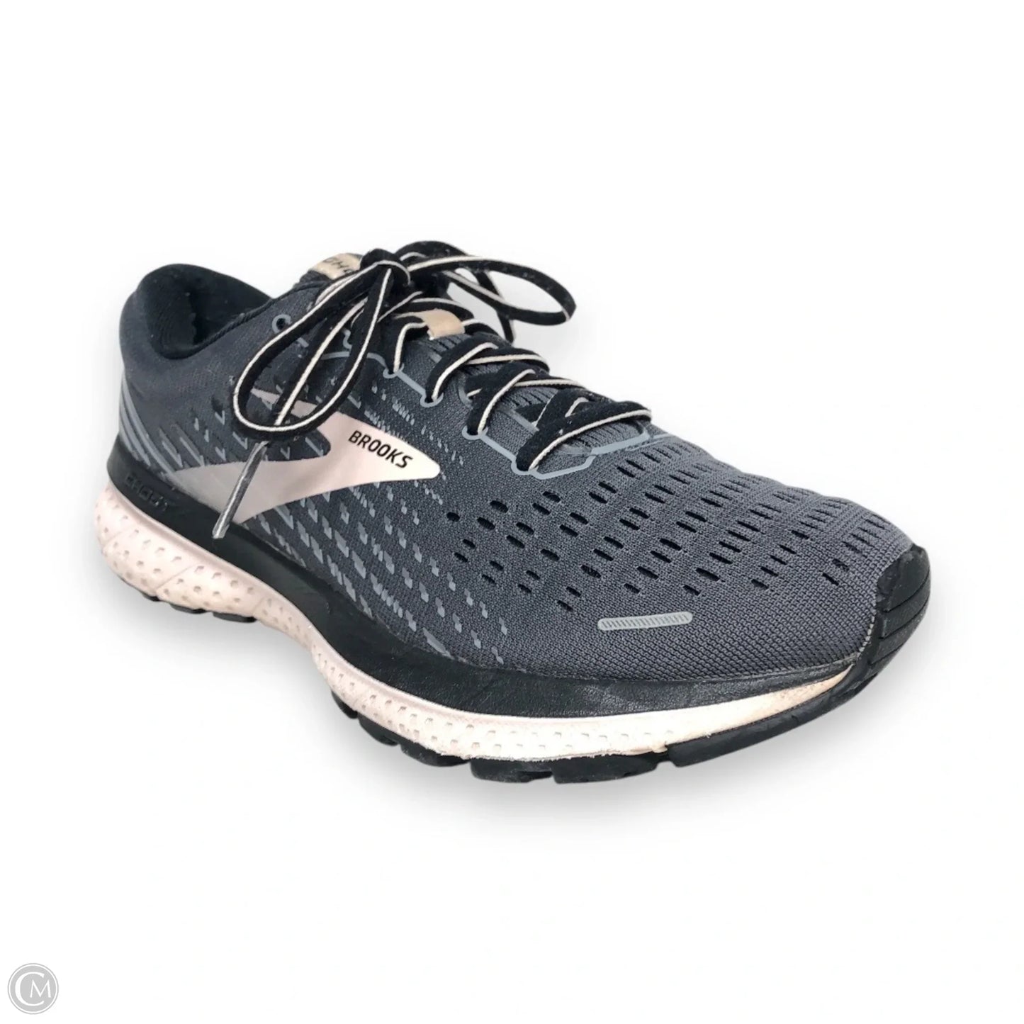 Shoes Athletic By Brooks In Grey & Pink, Size: 8