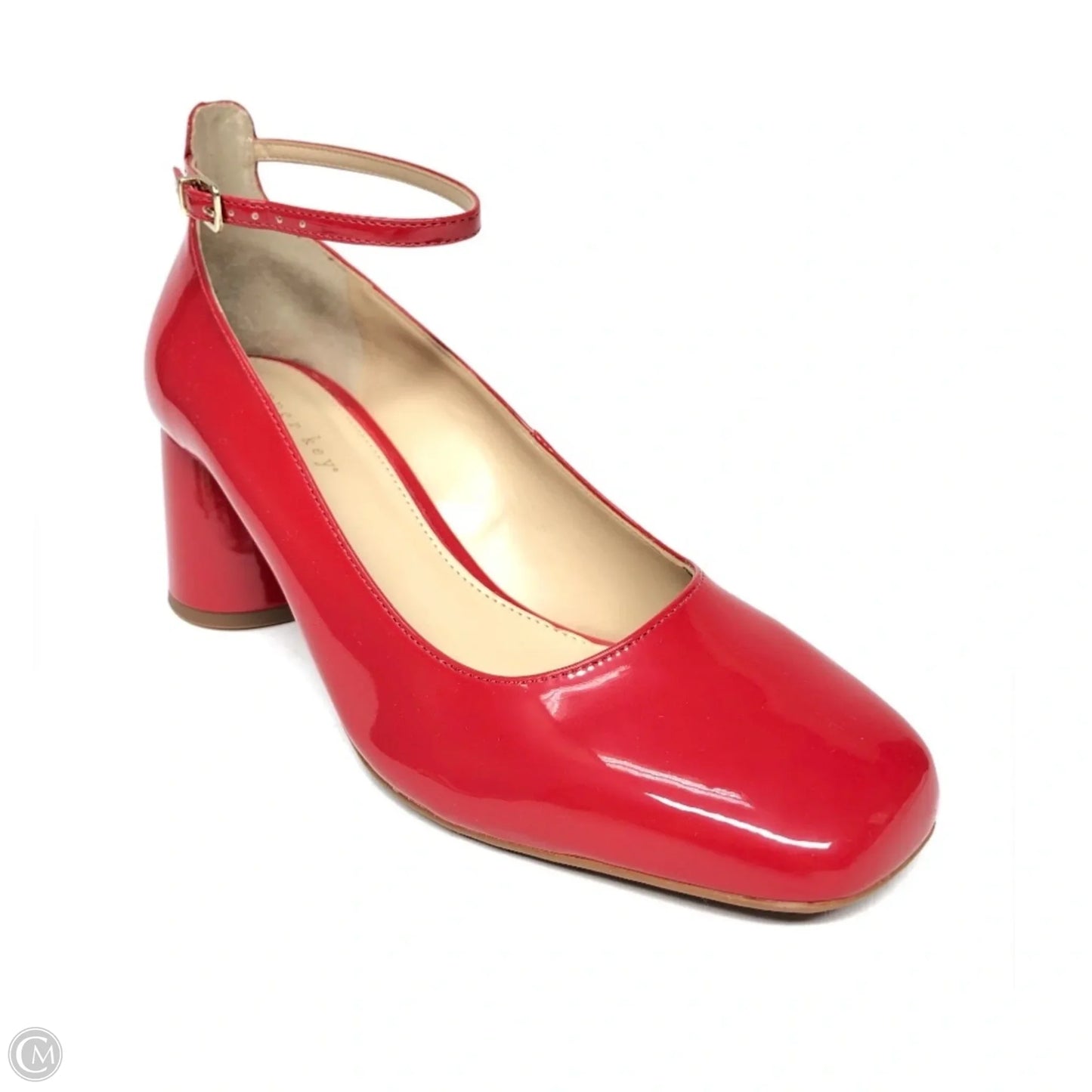 Shoes Heels Block By Copper Key In Red, Size: 9