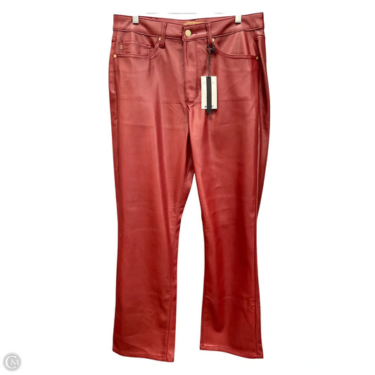 Jeans Straight By Judy Blue In Red, Size: 10