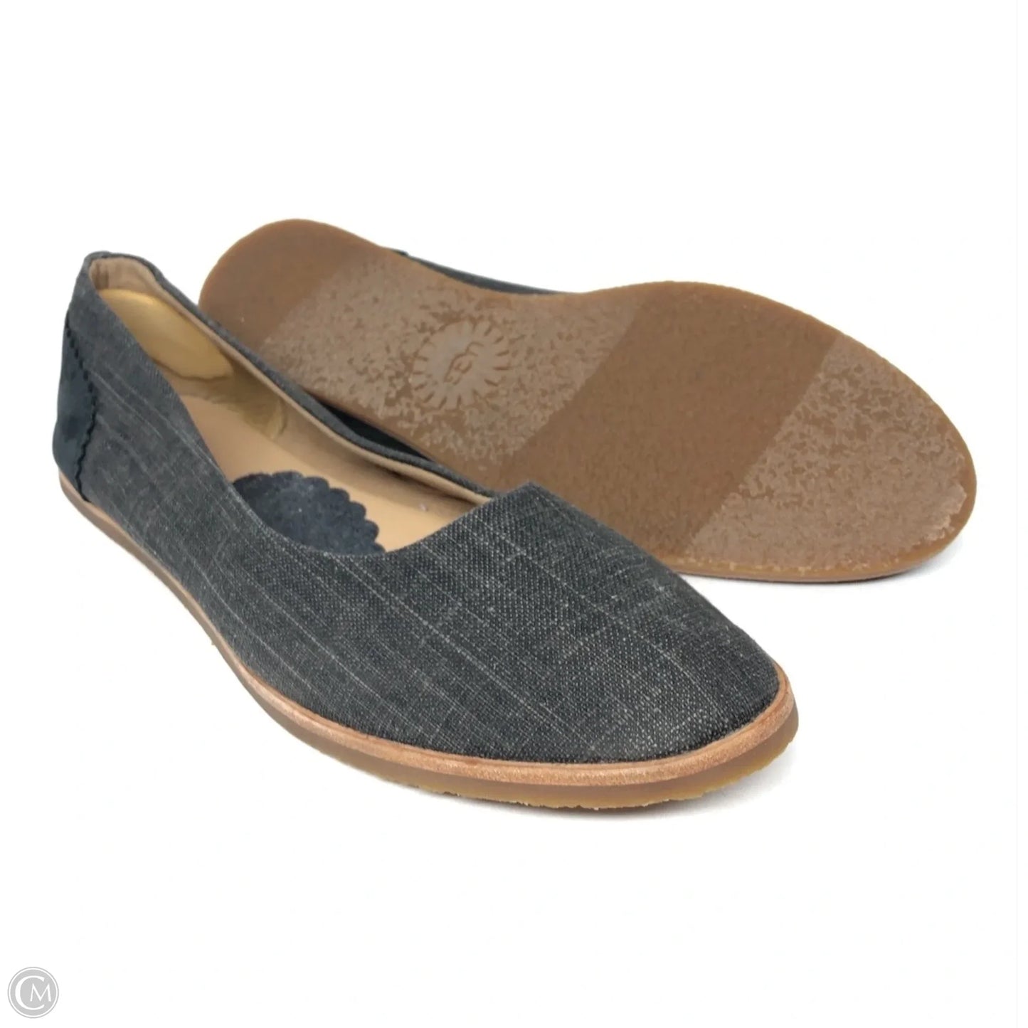 Shoes Flats By Ugg In Grey, Size: 10