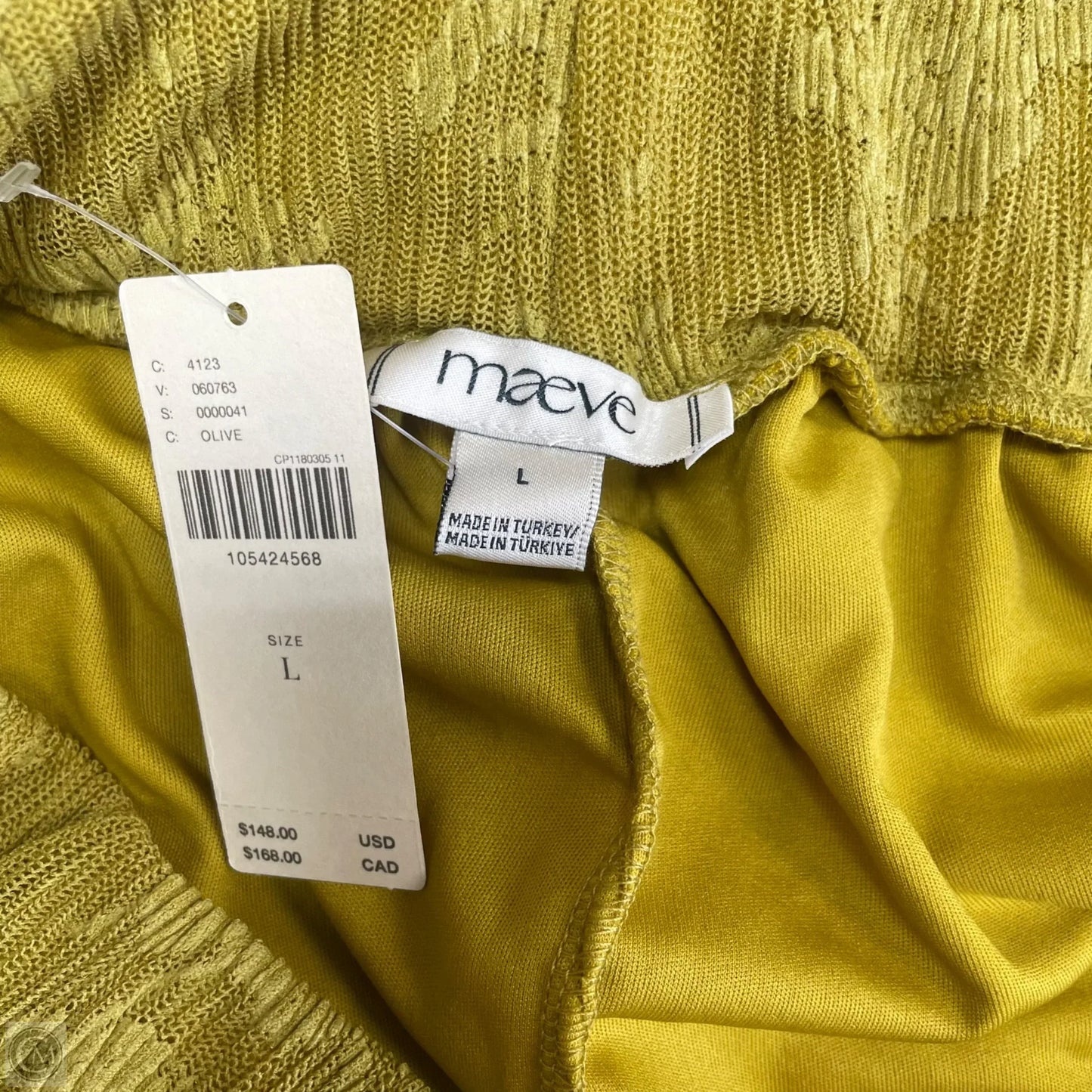 Pants Other By Maeve In Chartreuse, Size: L