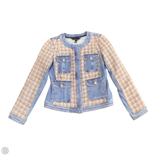 Jacket Denim By White House Black Market In Multi-colored, Size: 8
