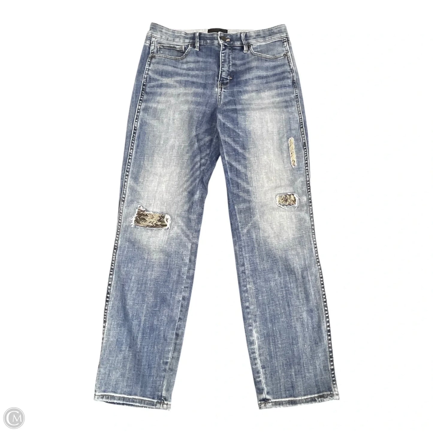 Jeans Straight By White House Black Market In Blue Denim, Size: 6