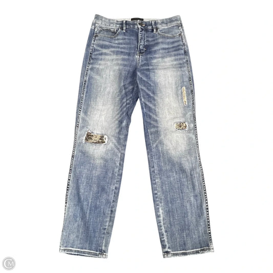 Jeans Straight By White House Black Market In Blue Denim, Size: 6