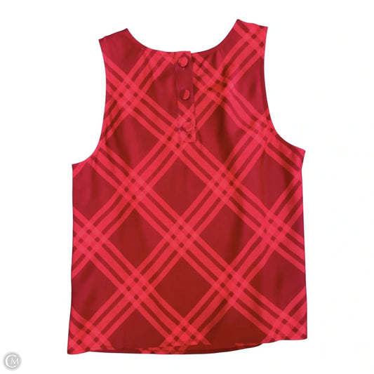 Top Sleeveless By J. Crew In Red, Size: Xs