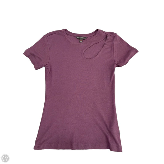 Top Short Sleeve By Rock And Republic In Purple, Size: Xs