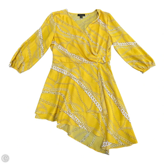 Blouse Long Sleeve By Thalia Sodi In Yellow, Size: S