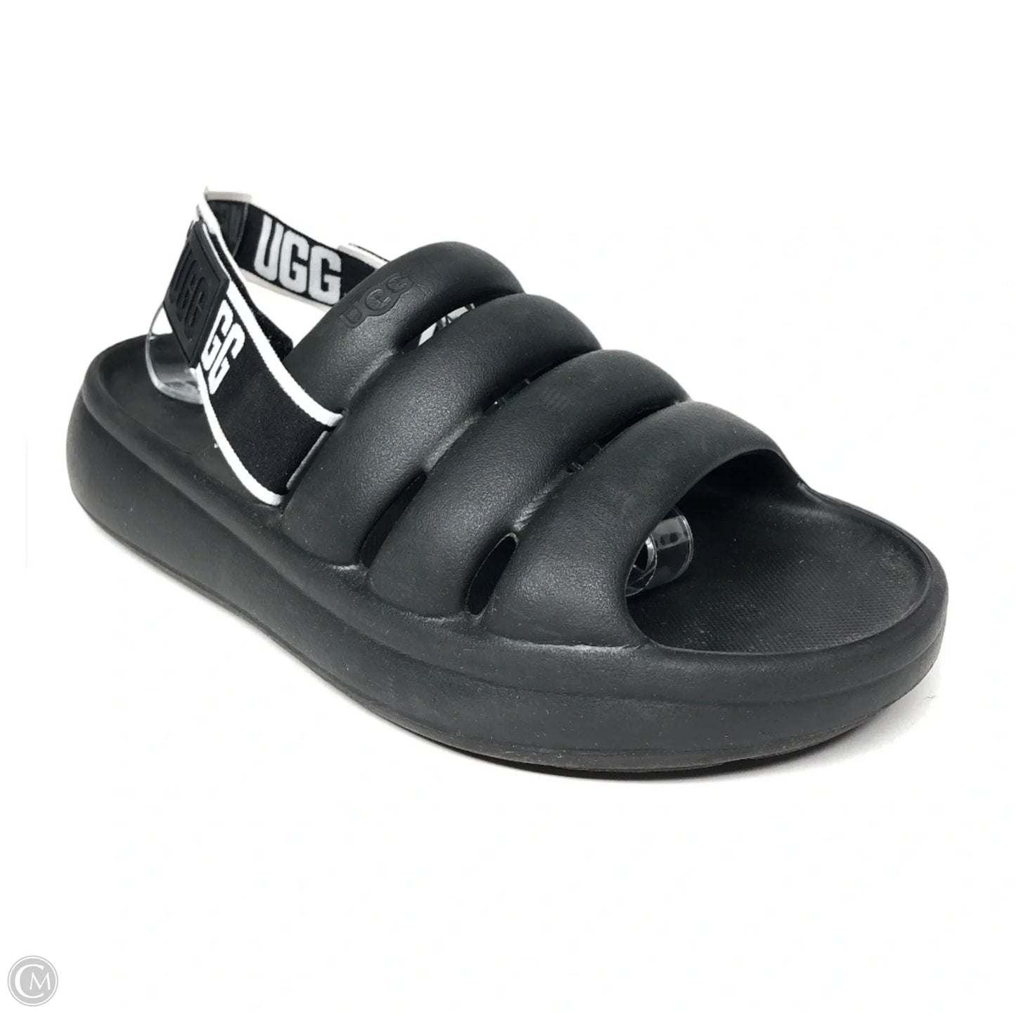 Sandals Flats By Ugg In Black, Size: 9