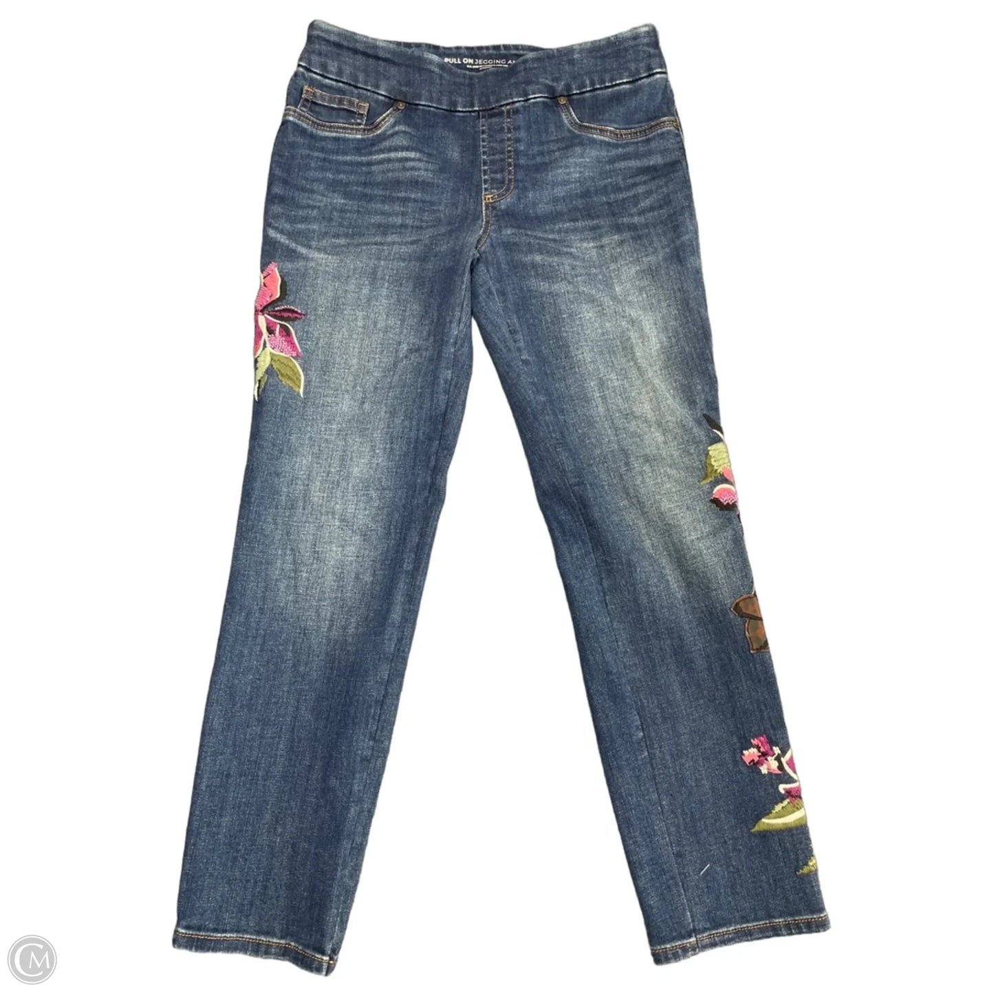 Jeans Jeggings By Chicos In Blue Denim, Size: 2p