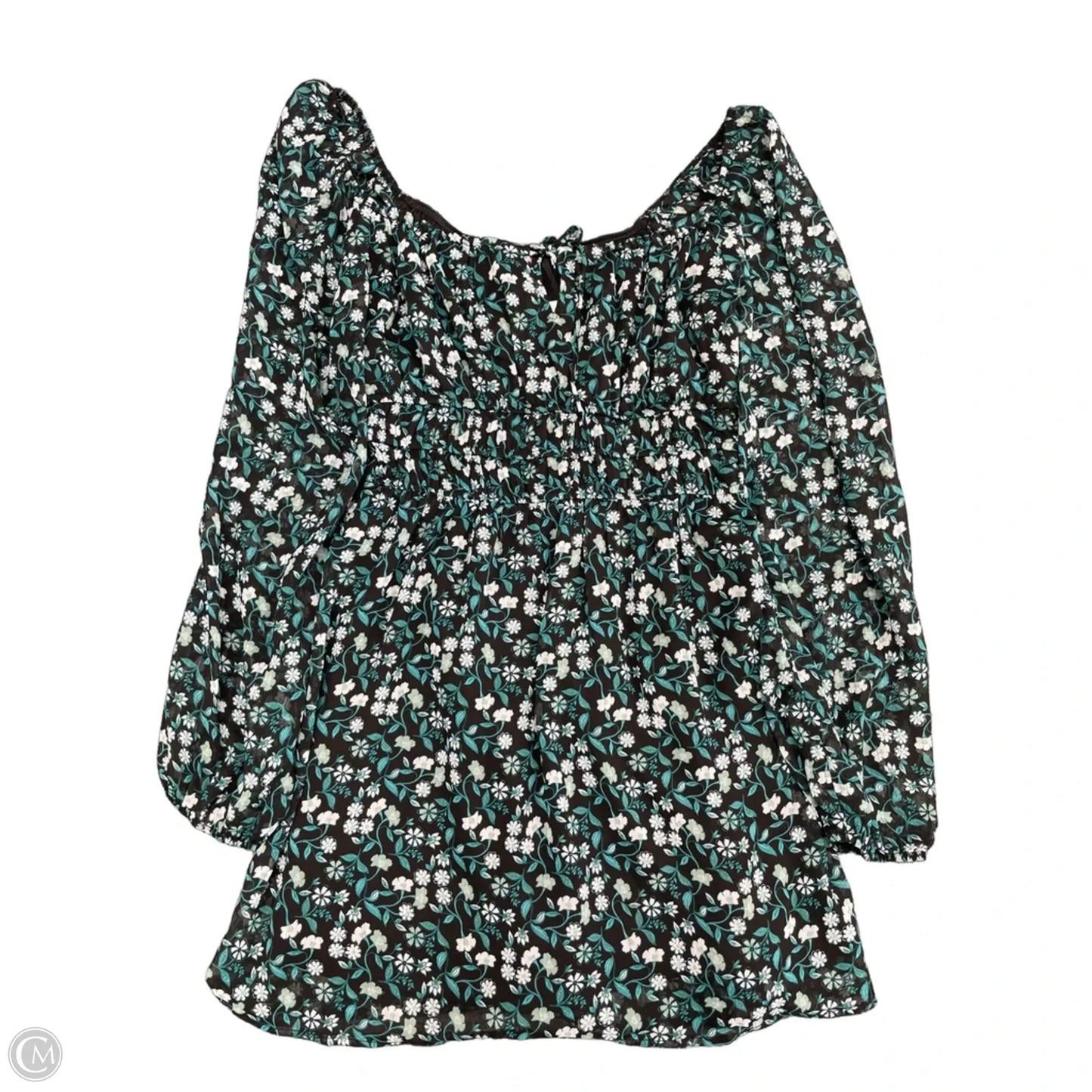 Dress Casual Short By Mi Ami In Floral Print, Size: S