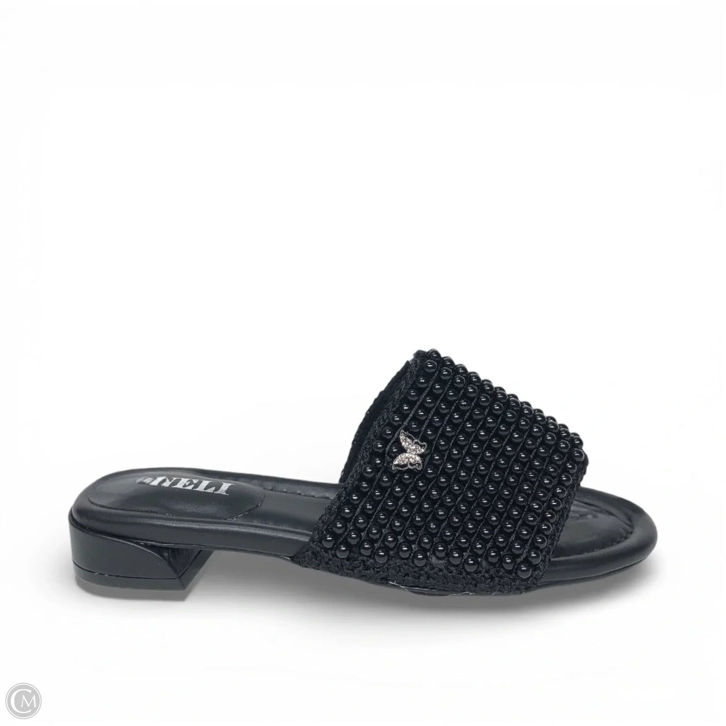 Sandals Heels Block By Vaneli In Black, Size: 7