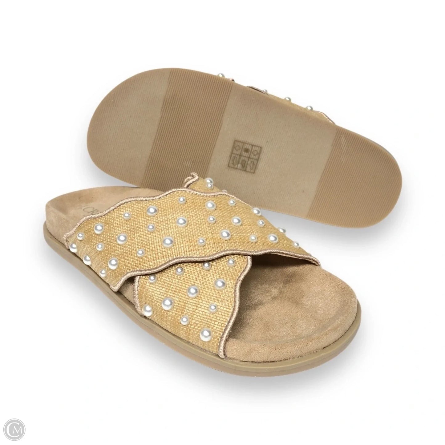 Sandals Flats By J. Crew In Beige, Size: 6