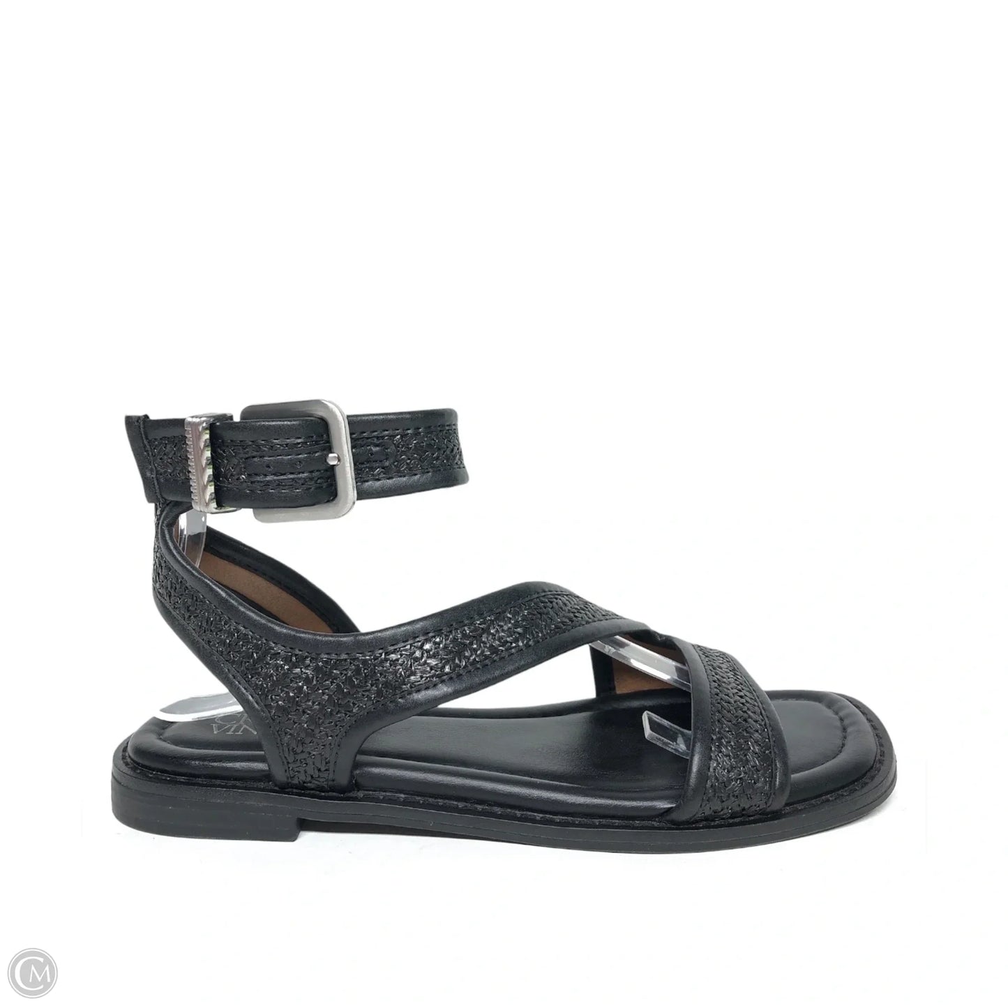 Sandals Flats By Crown Vintage In Black, Size: 6.5