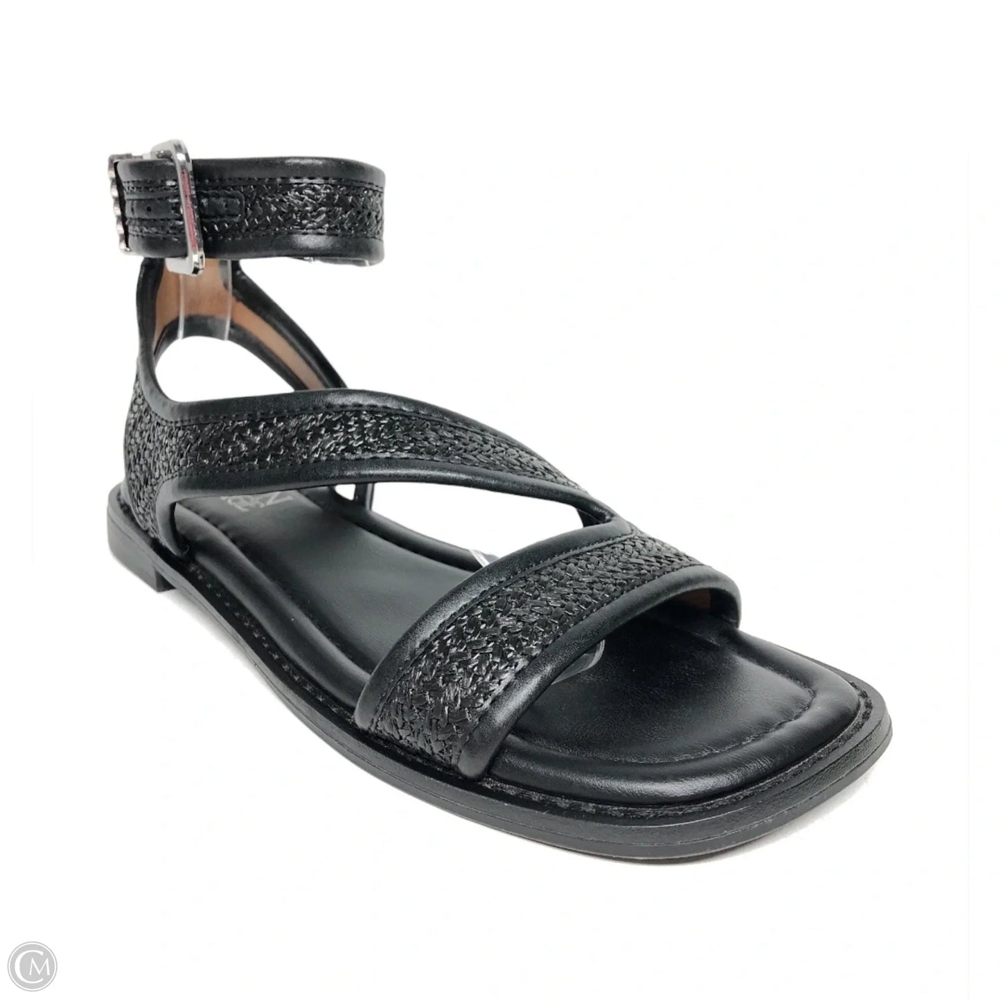 Sandals Flats By Crown Vintage In Black, Size: 6.5