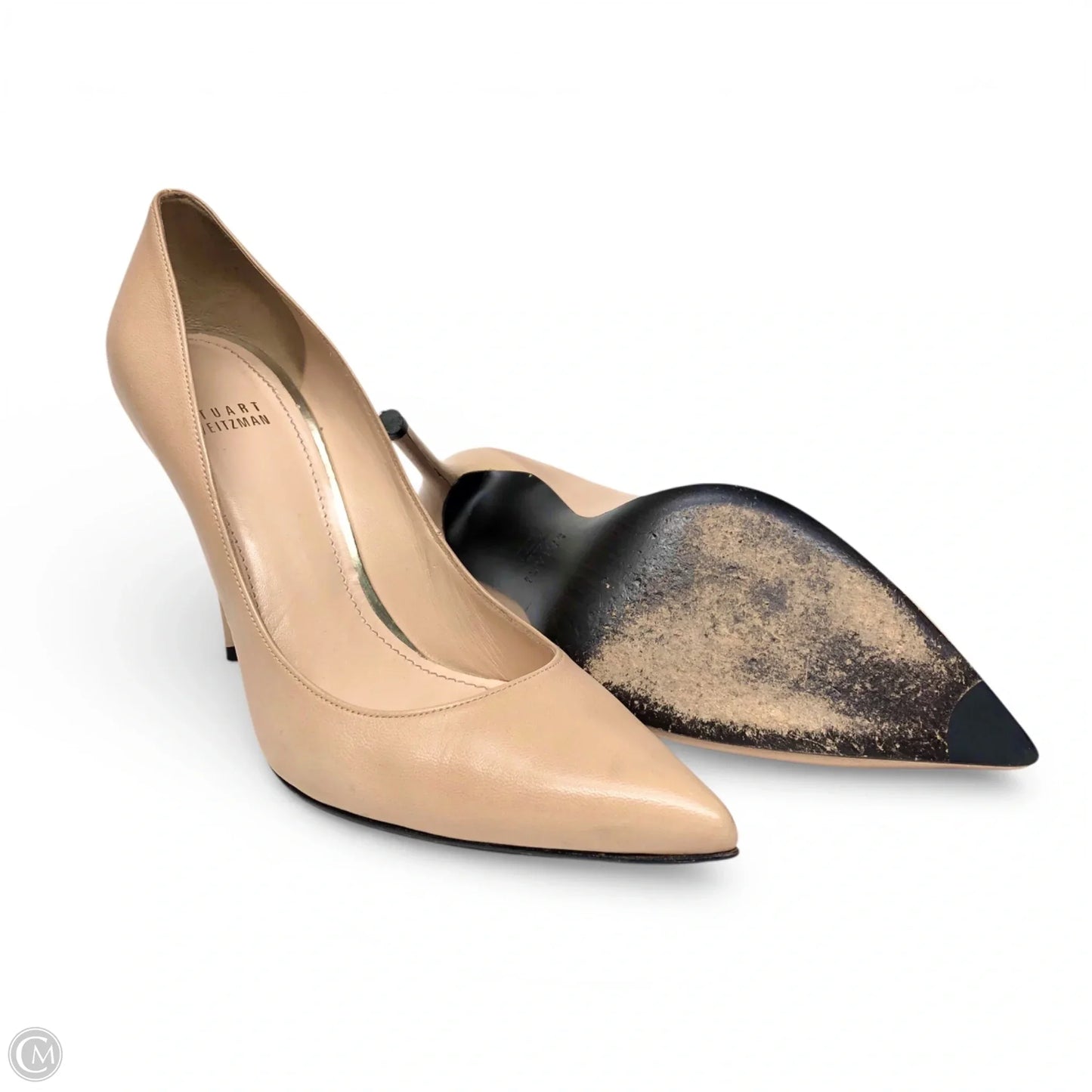 Shoes Designer By Stuart Weitzman In Beige, Size: 9.5
