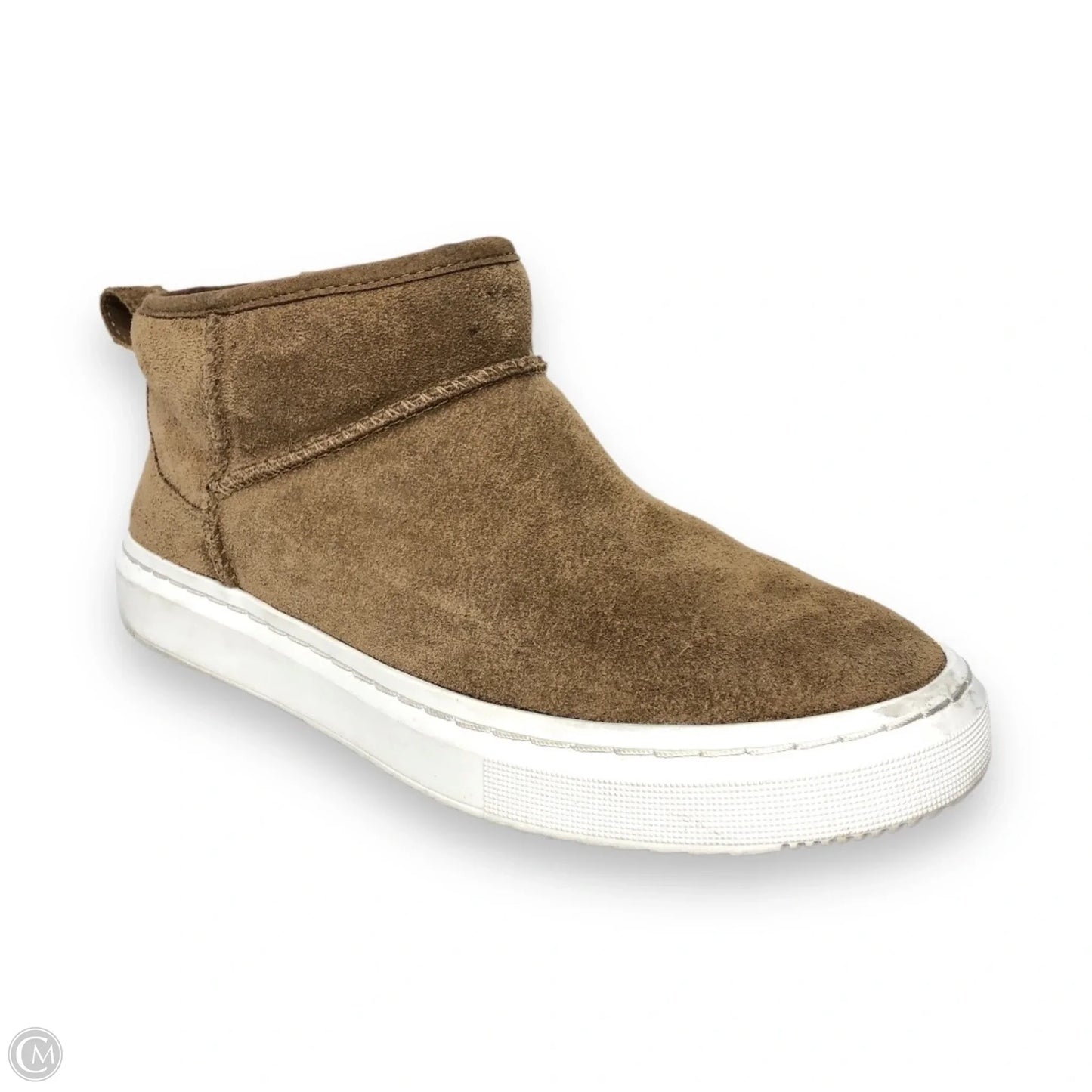 Boots Ankle Flats By Ugg In Brown, Size: 7.5