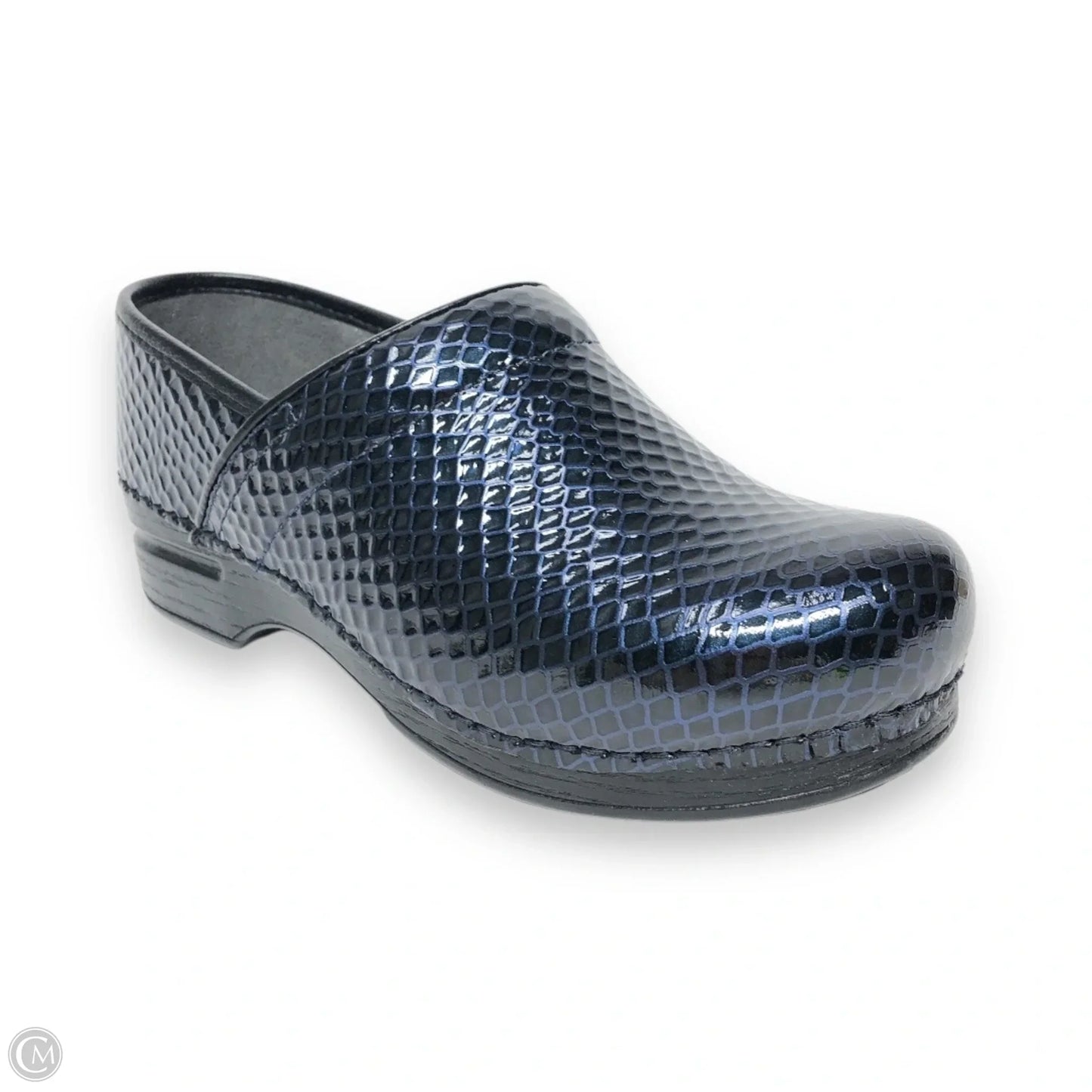 Shoes Heels Platform By Dansko In Black & Blue, Size: 8.5