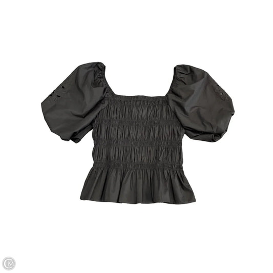Blouse Short Sleeve By Marc New York In Black, Size: S
