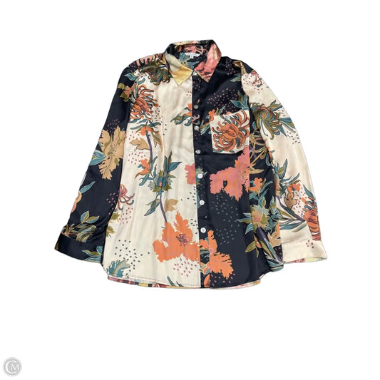 Top Long Sleeve By John Mark In Multi-colored, Size: Xl