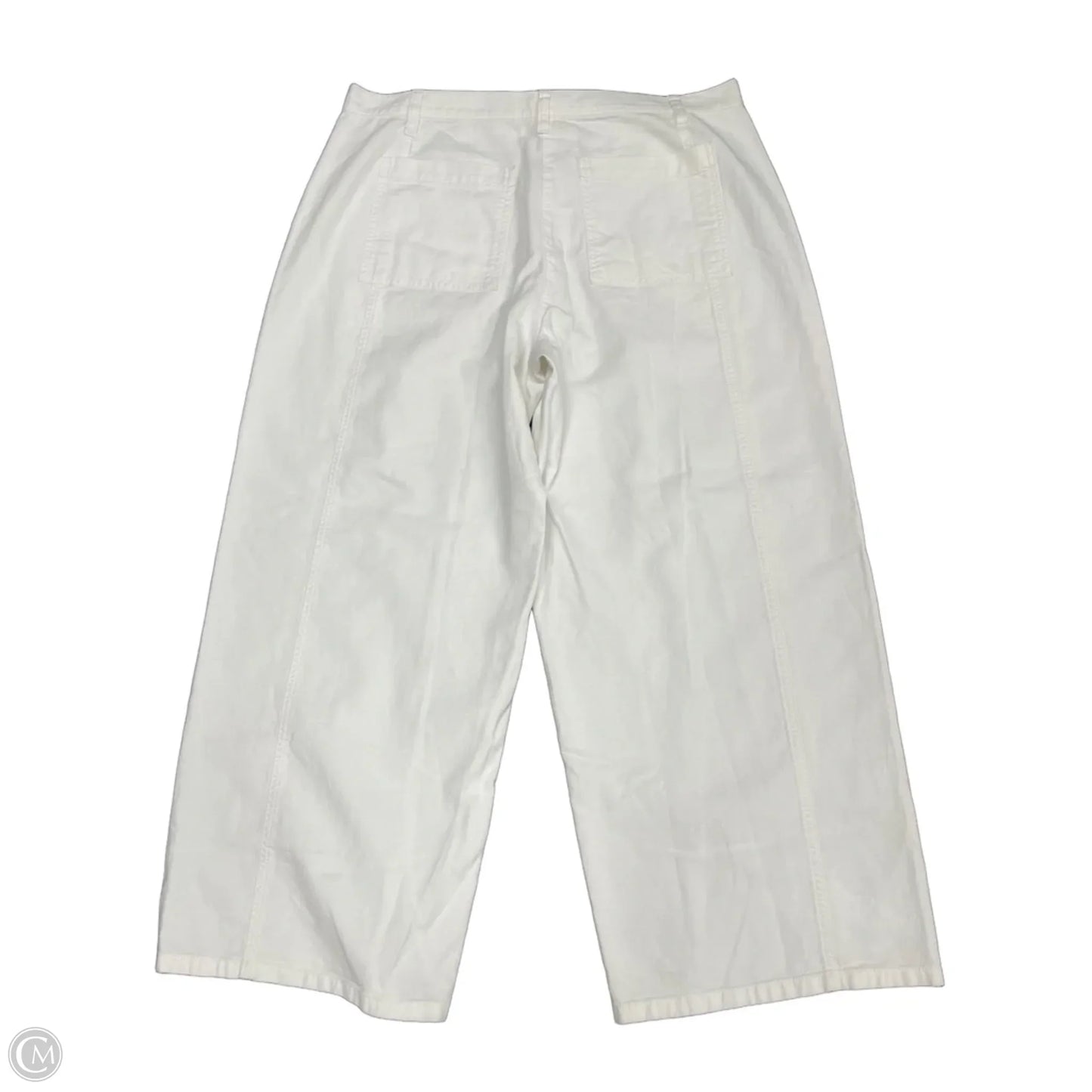 Pants Wide Leg By Eileen Fisher In White, Size: Lp