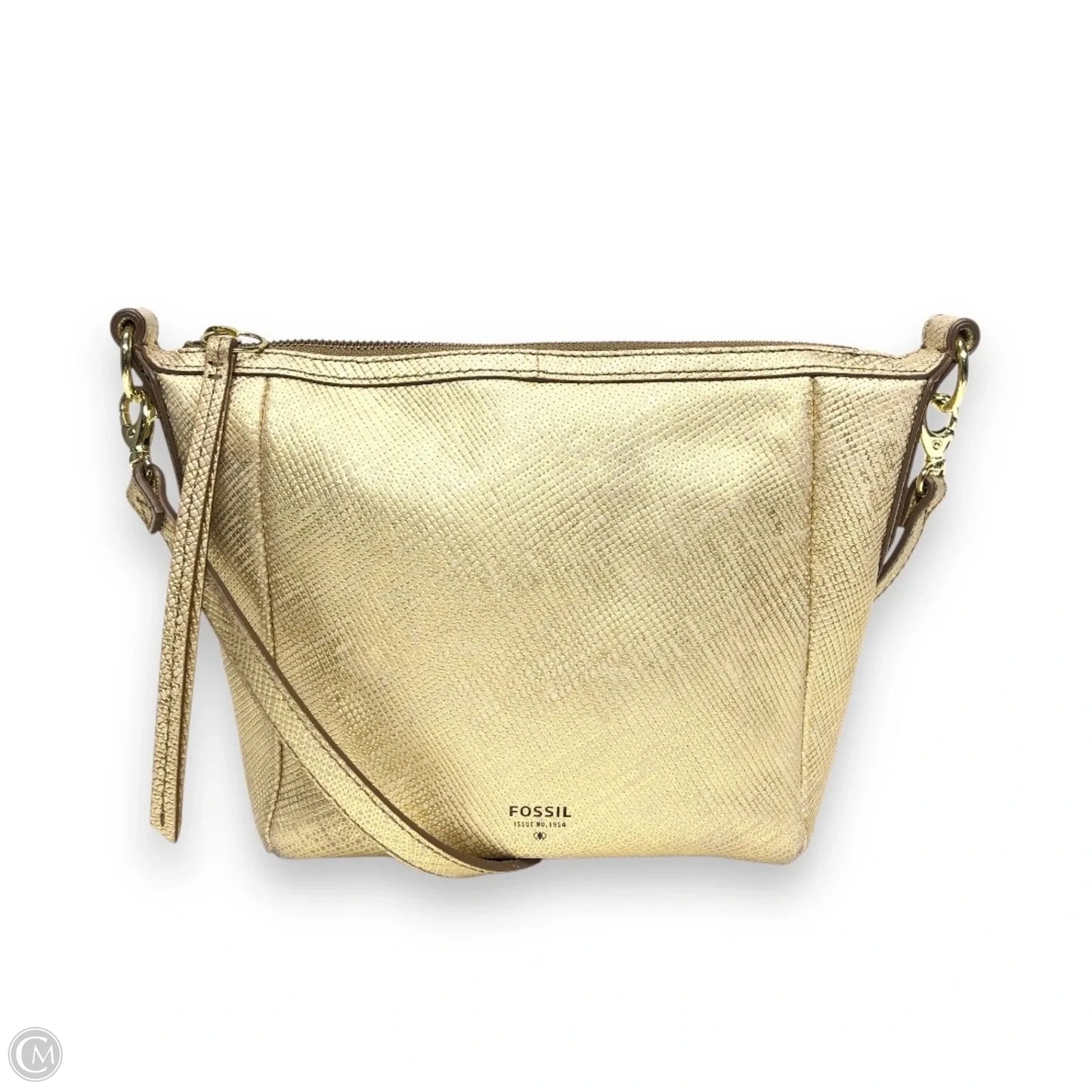 Crossbody Leather By Fossil, Size: Small