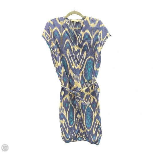 Dress Casual Short By Cmb In Blue & Cream, Size: 0