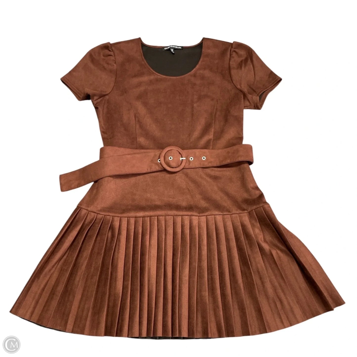 Dress Casual Short By Clothes Mentor In Brown, Size: M