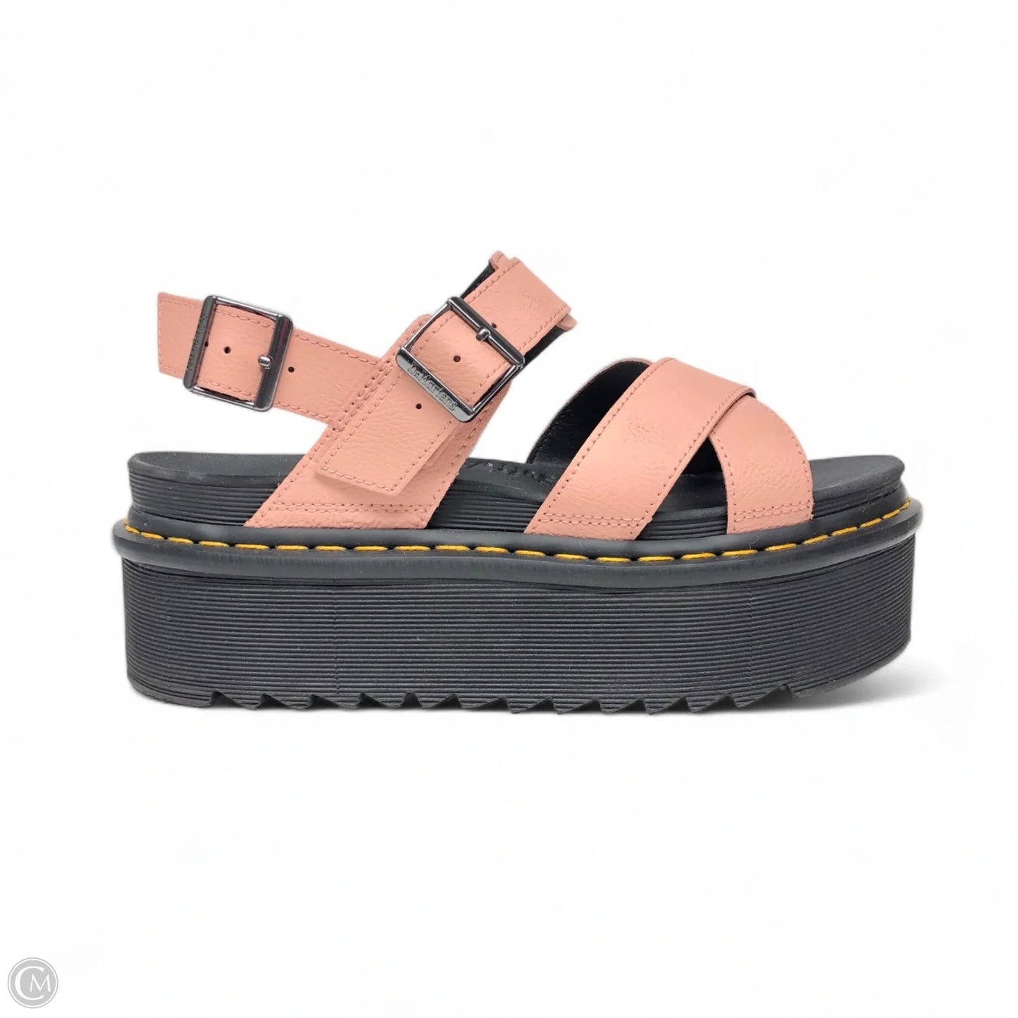 Sandals Heels Platform By Dr Martens In Pink, Size: 10