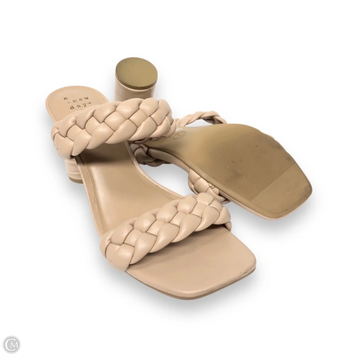 Shoes Heels Block By A New Day In Beige, Size: 7