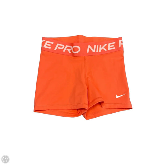 Athletic Shorts By Nike In Orange, Size: Xs
