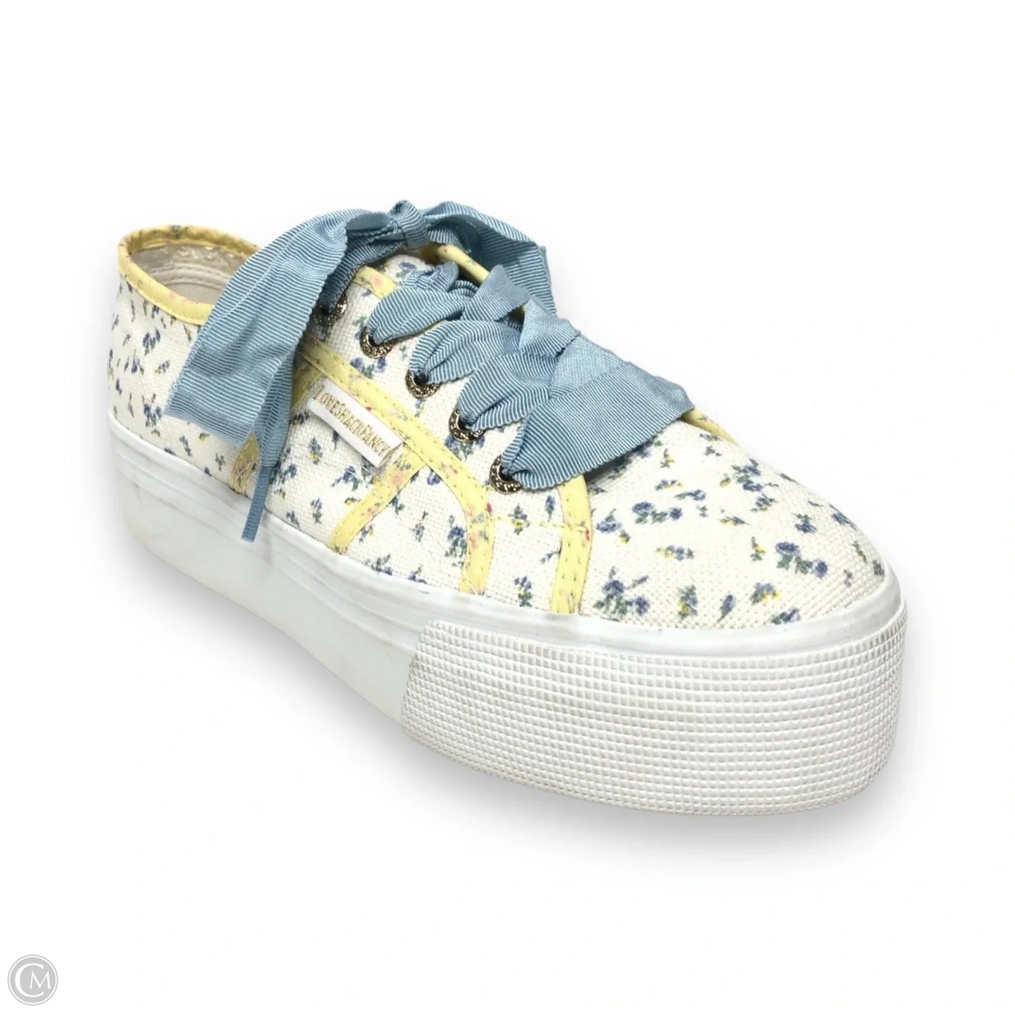 Shoes Sneakers Platform By Superga In Floral Print, Size: 7.5