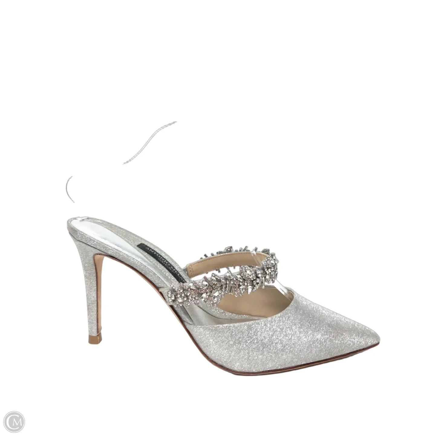 Shoes Heels Block By Antonio Melani In Silver, Size: 9.5