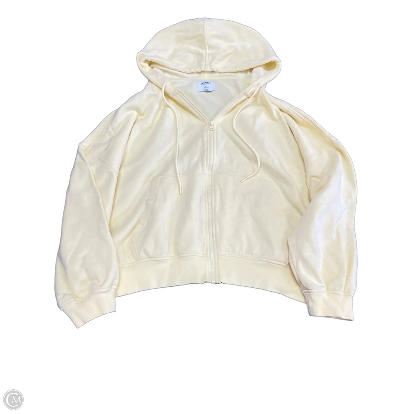 Sweatshirt Hoodie By Old Navy In Yellow, Size: 2x