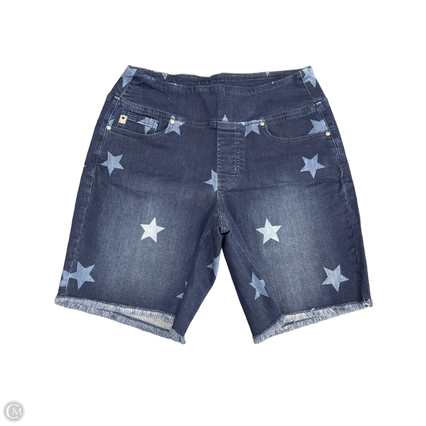 Shorts By Belle By Kim Gravel In Blue Denim, Size: 8
