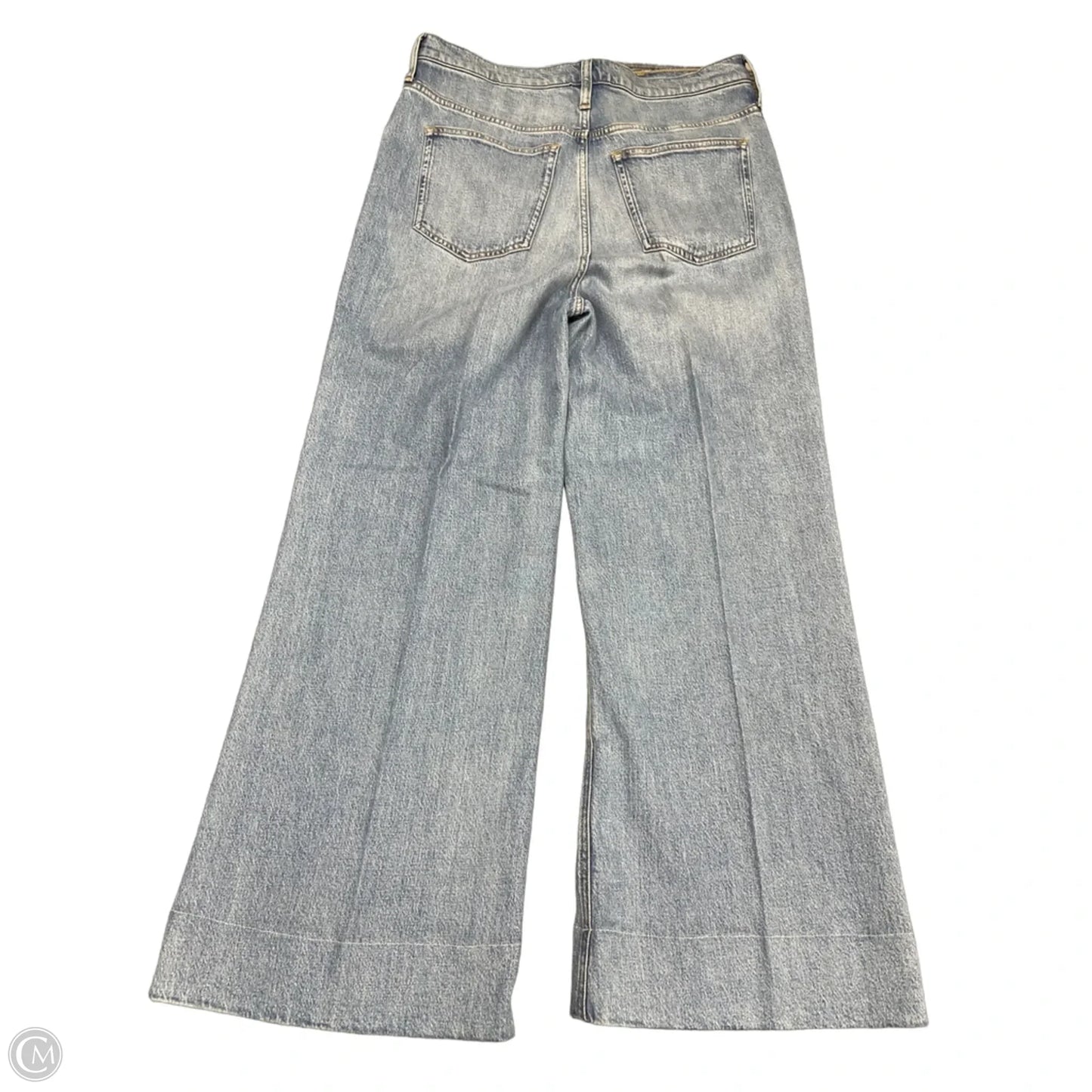 Jeans Wide Leg By J. Crew In Blue Denim, Size: 14