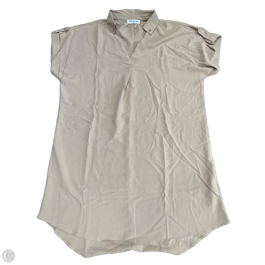 Dress Casual Short By Solutions In Tan, Size: M