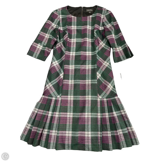 Dress Work By Tahari By Arthur Levine In Plaid Pattern, Size: 6