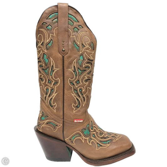 Boots Western By Cma In Brown & Green, Size: 6