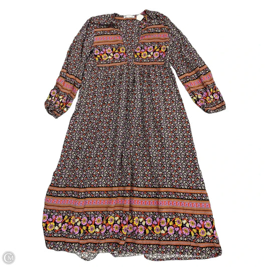 Dress Casual Midi By Clothes Mentor In Floral Print, Size: S
