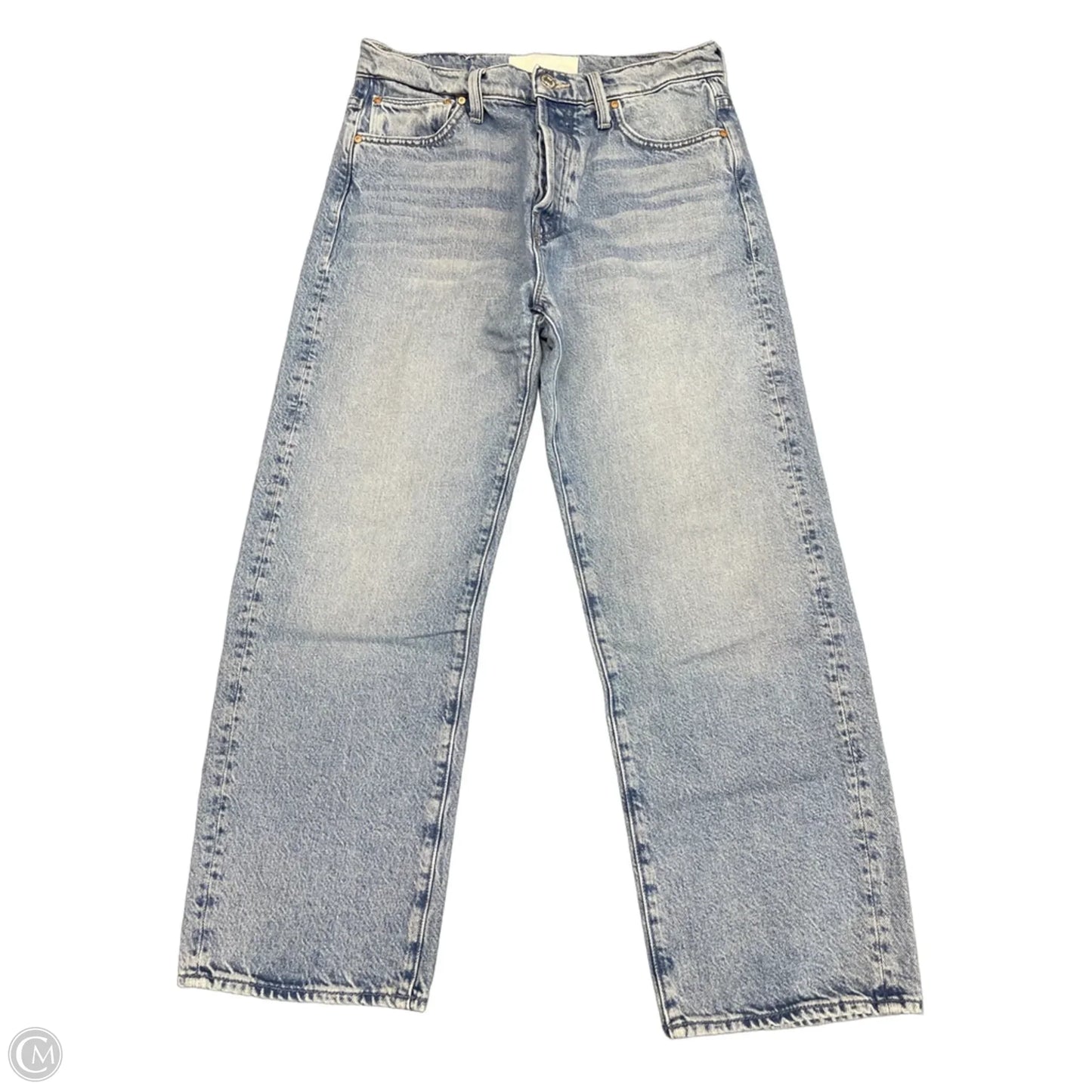Jeans Straight By Mother In Blue Denim, Size: 2