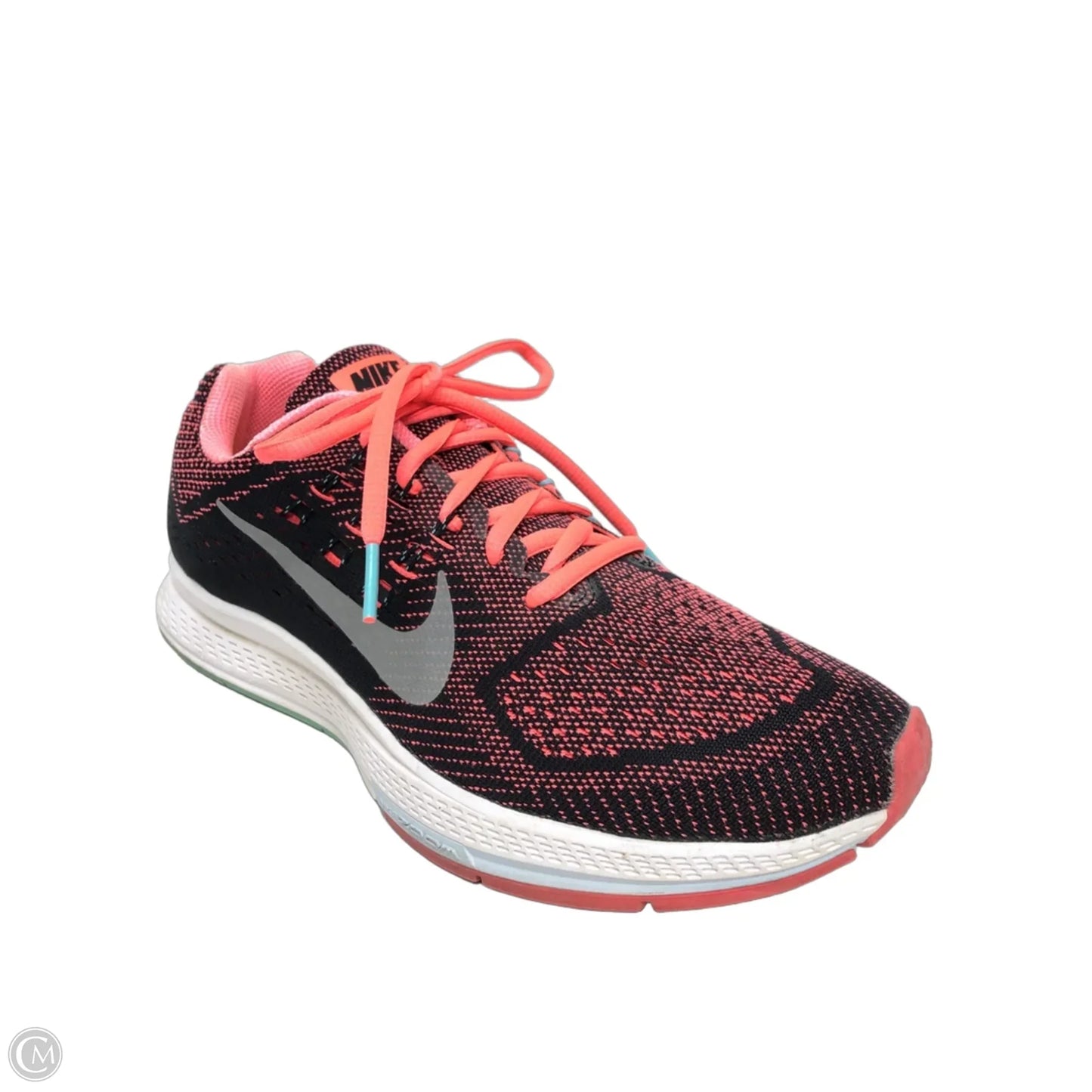 Shoes Athletic By Nike In Black & Orange, Size: 9