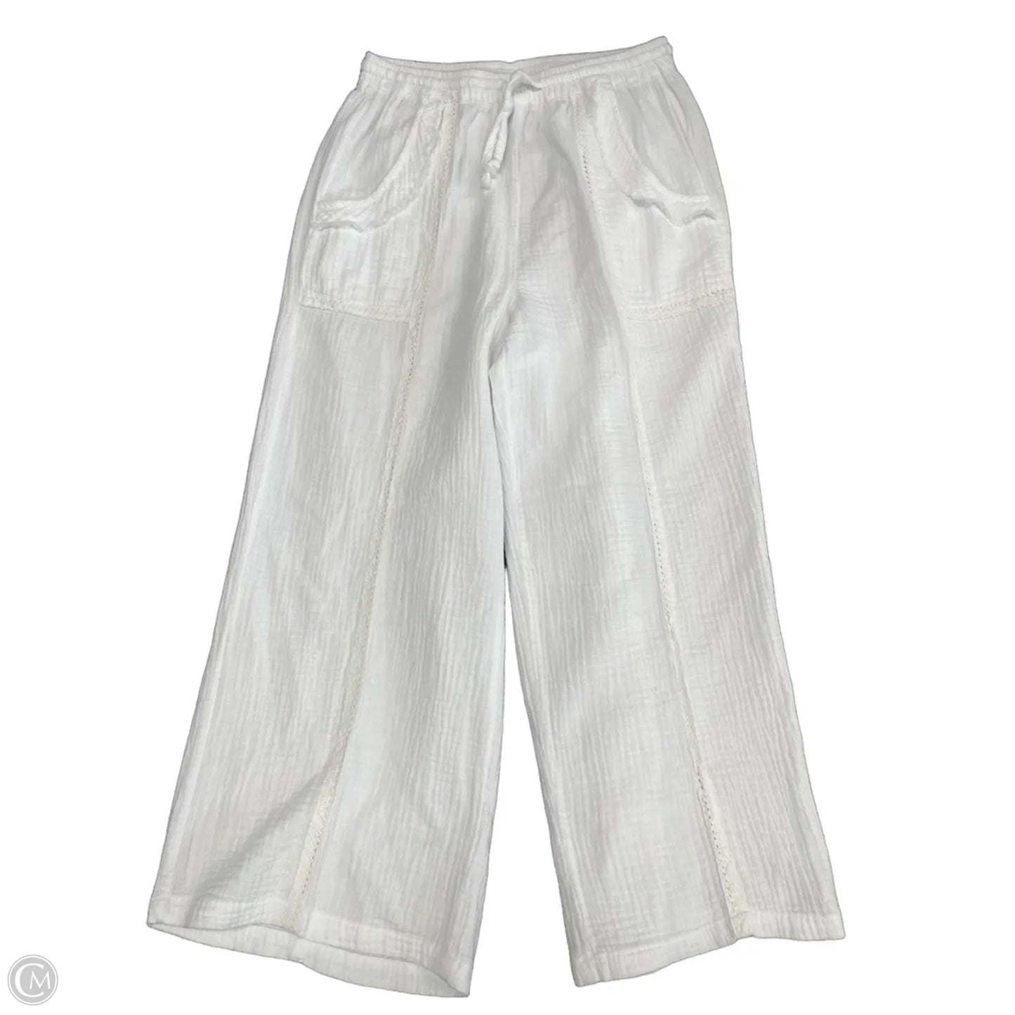 Pants Wide Leg By Clothes Mentor In White, Size: S