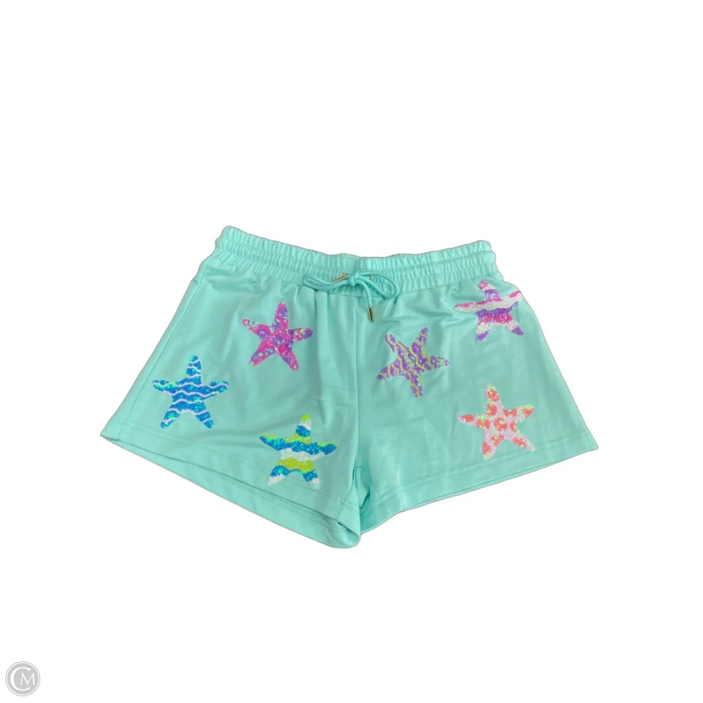 Shorts Set By Mary Square In Aqua, Size: S