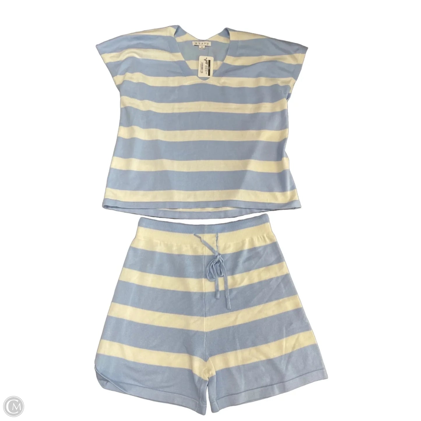 Shorts Set By Hyfve In Blue & White, Size: S
