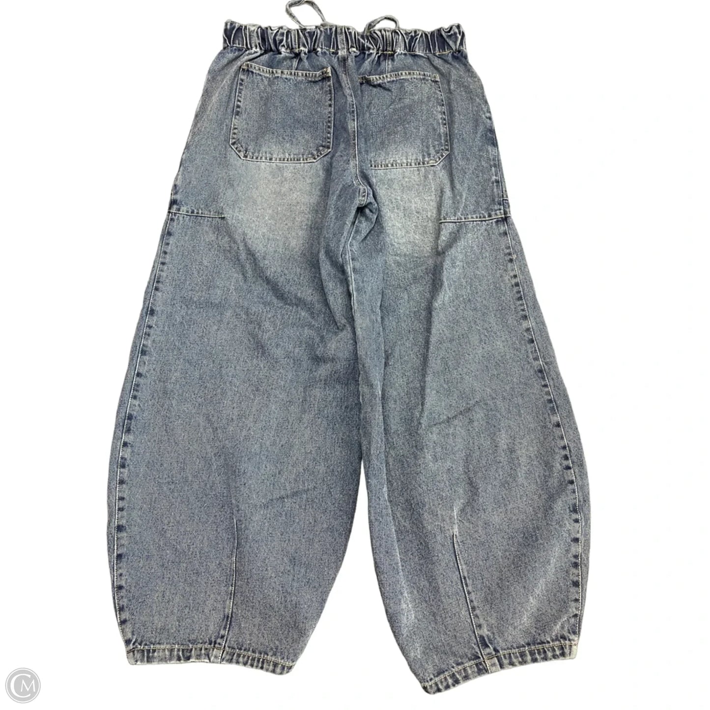 Pants Wide Leg By Bluivy In Blue Denim, Size: S