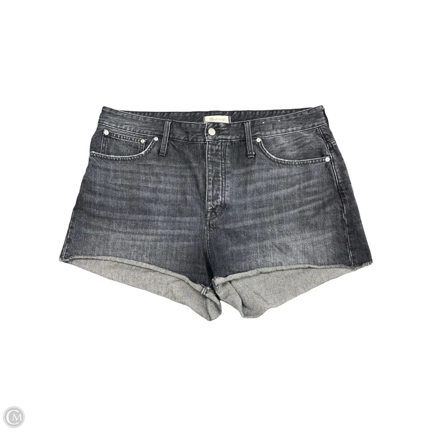 Shorts By Madewell In Black Denim, Size: 16
