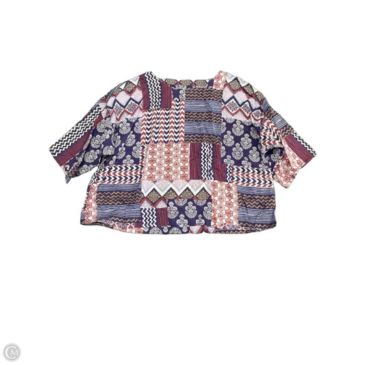 Top Short Sleeve By J. Jill In Multi-colored, Size: S