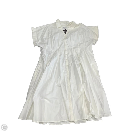Dress Casual Short By Ava & Viv In Ivory, Size: 4x