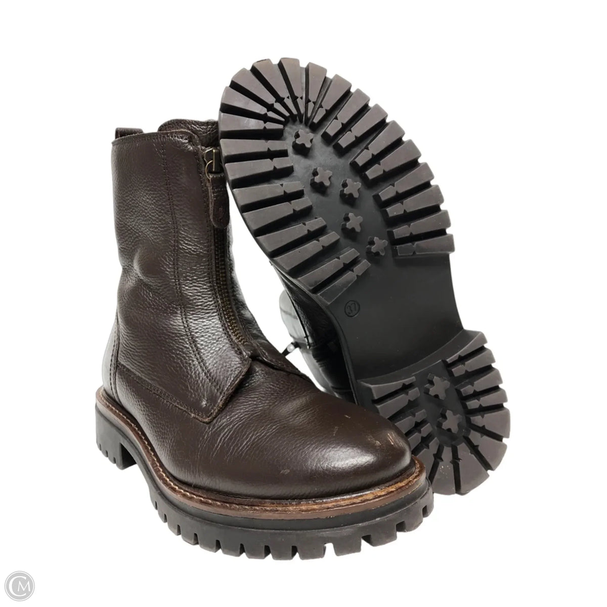 Boots Leather By Cmc In Brown, Size: 6.5