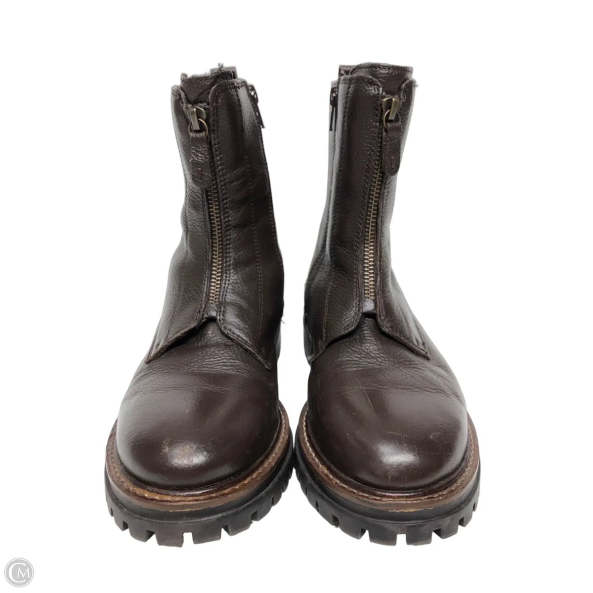 Boots Leather By Cmc In Brown, Size: 6.5